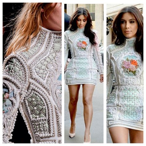 kim k balmain inspired dress
